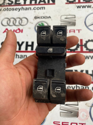 1K5959857B volkswagen golf jetta 2004-08 dörtlü cam düğmesi