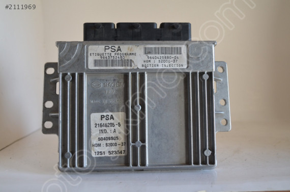 9640425880 9643752480 1251523547 MOTOR BEYNİ S2000-37 PEUGEO