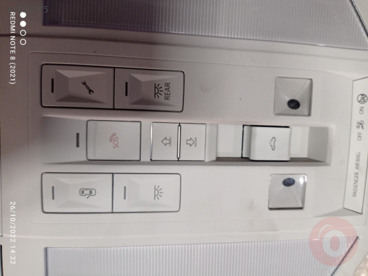 760947105S  TAVAN LAMBASI KOYU GRİ SANRUUF TUŞU ALARM SENSÖR