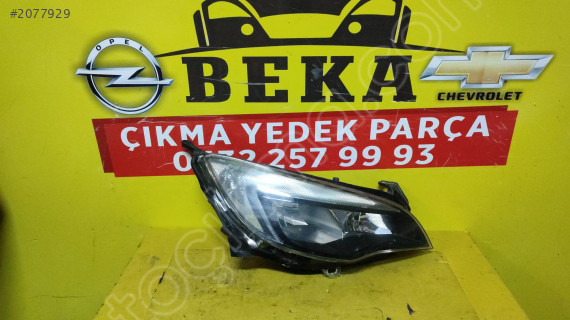 OPEL ASTRA J SAĞ FAR ÇIKMA ORJİNAL YEDEK PARÇA