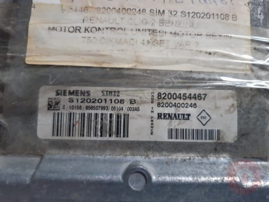 S120201108,CLİO MOTOR BEYNİ,S120201108 RENAULT MOTOR BEYNİ
