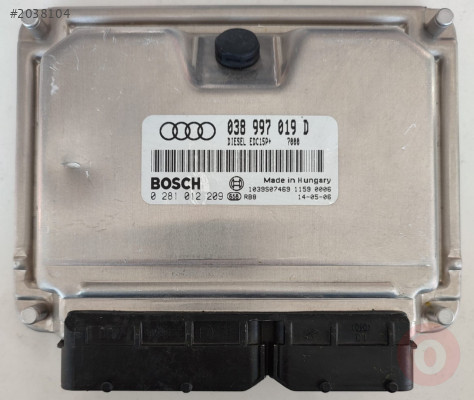 Motor ECU, 0281012209, 0281012209, 038997019D, 038997019 D