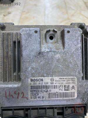 0281012620 9663944680 Citroen Berlingo 1.6HDI Motor Beyni