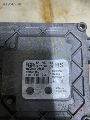 55567114 5WK9460 OPEL ASTRA H ÇIKMA MOTOR BEYİNİ