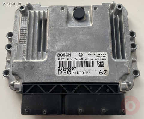 ECU MOTOR FIAT DUCATO 3.0L,0281015734 51900697