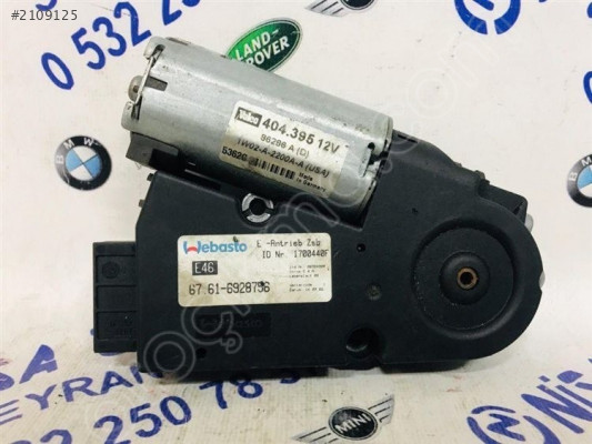 BMW 3 SERİSİ E46 3.20 3.16 KASA SUNROOF MOTORU ÇIKMA