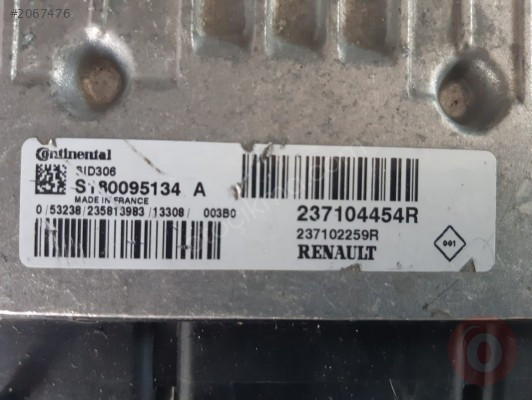 237104454R-S180095134A,DUSTER MOTOR BEYNİ,LOGGY MOTOR BEYNİ