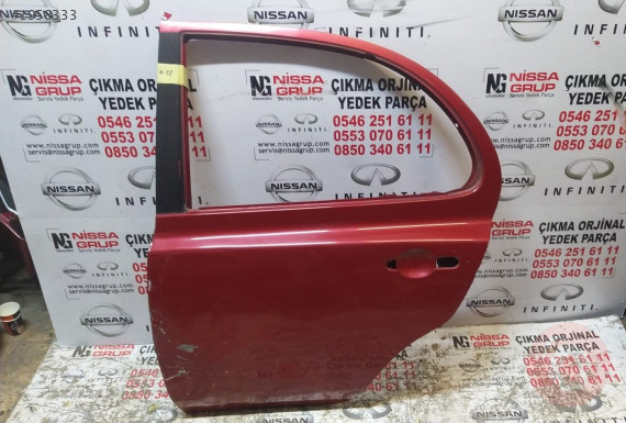 NİSSAN MİCRA ARKA SOL KAPI ÇIKMA PARÇA K12 2002-2010
