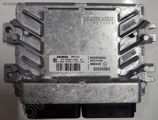8200839550 S118301152A EMS3134 MOTOR BEYNİ  DACİA LOGAN