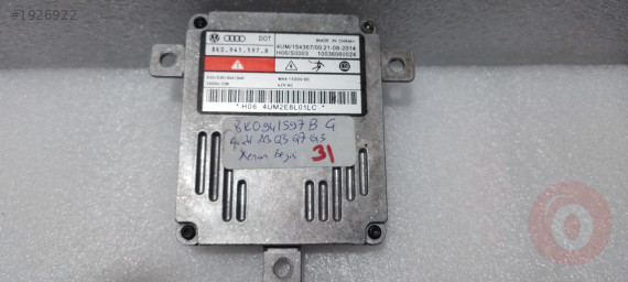 AUDİ A3 Q5 Q7 Q3 XENON BEYNİ 8K0941597B ÇIKMA
