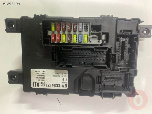 opel corsa d bcm sigorta kutusu 13367921 28303061 401154265