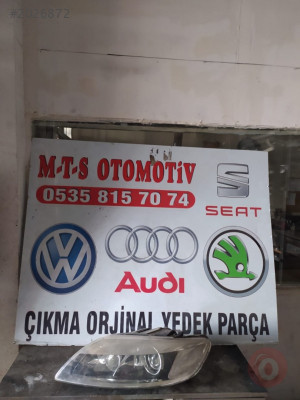 AUDİ Q7  SOL ÖN FAR ÇIKMA ORİJİNAL 2007-2009