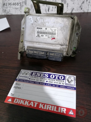 HYUNDAI ACCENT ADMİRA 3 SİLİNDİR ÇIKMA ORJİNAL MOTOR BEYNİ