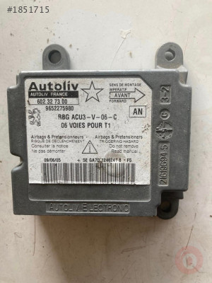 Peugeot 206 Airbag Beyni 9652275980 602327300