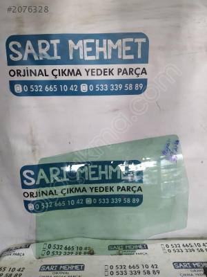 ÇIKMA PEUGEOT 307 SOL ARKA KAPI CAMI