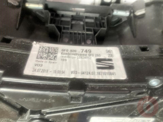 6F0920749 6F0260206 SEAT İBİZA GÖSTERGE PANELİ