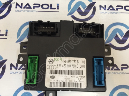 4E0959760B KOLTUK HAFIZA KONTROL ÜNİTESİ ÖN  AUDİ A8