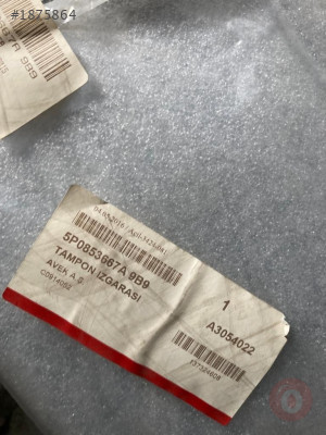 SEAT ALTEA TOLEDO ÖN TAMPON IZGARA ORIJINAL