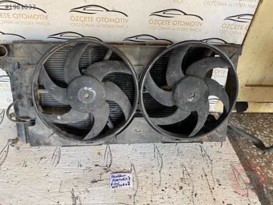 PEUGEOT PARTNER FAN MOTORU ÇİFTLİ ORJİNAL ÇIKMA