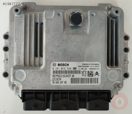 0281012528 PEUGEOT 206 MOTOR BEYİNİ 9664620780 EDC16C34