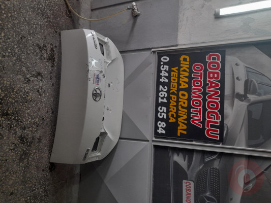 Toyota corolla arka bağaj kapağı orjinal boyasız çıtır hasar
