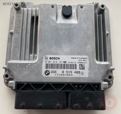Motor ECU, BMW 520D, 0281018167 DDE8515489, DDE 8 515 489