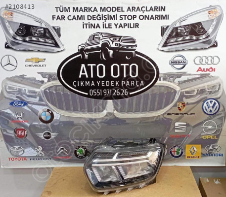 DACİA DUSTER YENİ KASA ORJINAL ÇIKMA SOL FAR
