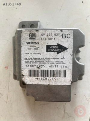 Opel Astra G Airbag Beyni Siemens 09229037 5WK42923