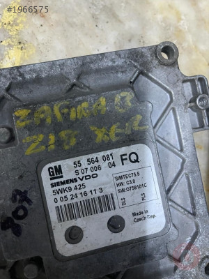 55564081 5WK9425 OPEL ASTRA ZAFIRA VECTRA 1.8 MOTOR BEYNİ