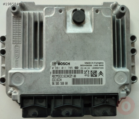 CITROEN C3 1.4 HDİ MOTOR BEYNİ 0281011785 EDC16C34 965855688