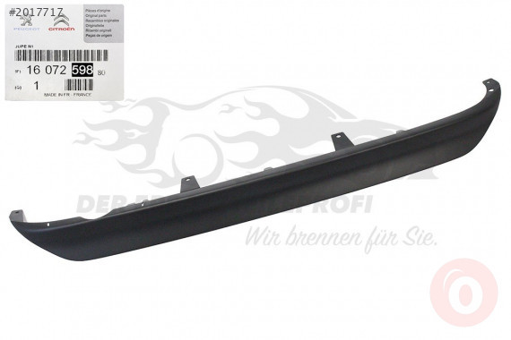 208 TAMPON ARKA ALT KAPLAMA 12- PEUGEOT 1607259880