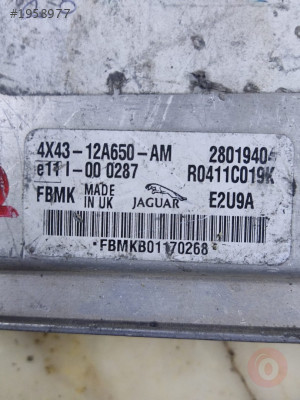 4X4312A650AM R0411C019K JAGUAR X-TYPE 2.0D ÇIKMA MOTOR BEYNİ