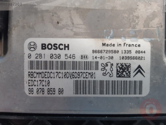 0281030546,C-ELYSEE MOTOR BEYNİ,0281030546 MOTOR BEYNİ