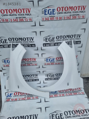 PEUGEOT 301 BEYAZ SAĞ SOL ÖN ÇAMURLUK ORJİNAL BOYASIZ