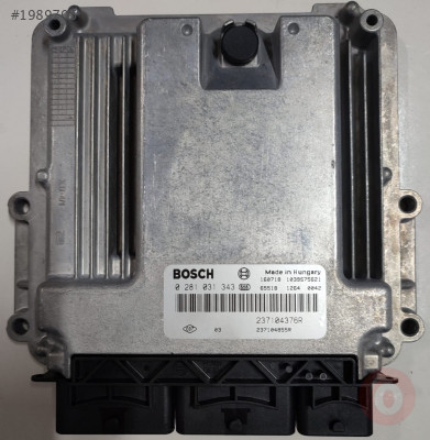 237104376R 0281031343 RENAULT CLIO MOTOR BEYNİ