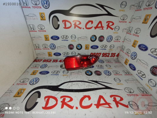 OPEL CORSA C ARKA SİS FARI SAĞ ÇIKMA PARÇA