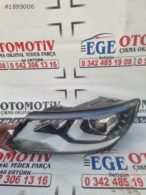 2010/2015 VW TİGUAN LEDLİ MERCEKLİ SOL FAR ORJİNAL HATASIZ