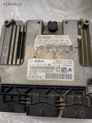 Berlingo 1.6 HDI Motor Beyni 0281019817 EDC17C10 9605947380
