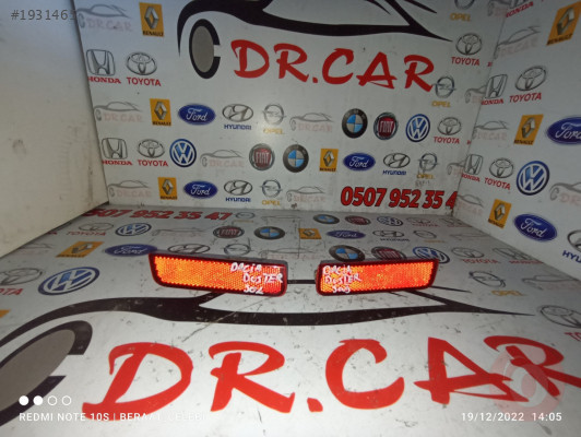 DACİA DUSTER ARKA TAMPON REFLEKTÖRÜ SAĞ-SOL ÇIKMA PARÇA