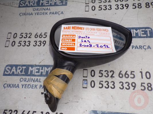 ÇIKMA FİAT PUNTO 2008-2012 SAĞ DIŞ AYNA