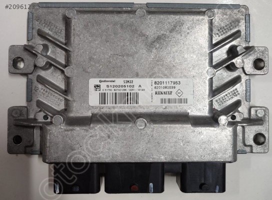 Renault Clio III ECU Beyin 8201117953 S120205102 A SİM32