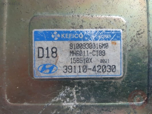 9100930016M0,MH6011C189,3911042030,STAREX BEYNİ