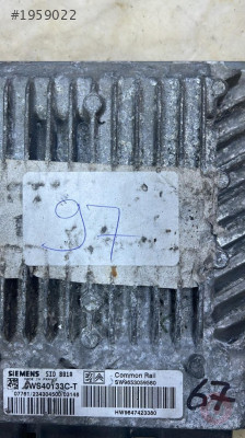 5WS40155C-T HW9647423380 Berlingo 2.0HDI Çıkma Motor Beyni