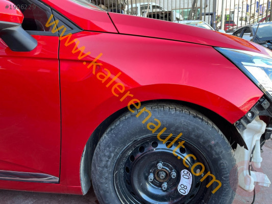 Renault Clio 5 Sağ Ön Çamurluk (Alev Kırmızı)