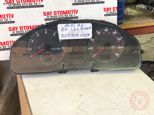 Audi A4 b5 1.6 gösterge saati cikma 8D0919035S
