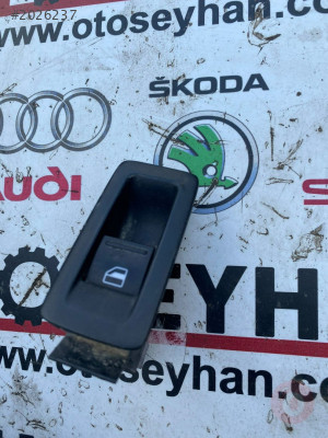 1F0959527 volkswagen caddy 2008 tekli cam düğmesi