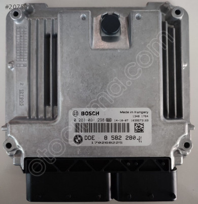 0281031298/ 8582280-01 170392201/ MOTOR BEYNI BMW 1-16 DIZEL