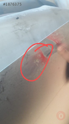 UNO KAPUT KIRMIZI UÇ KISIMDAN HASARLI