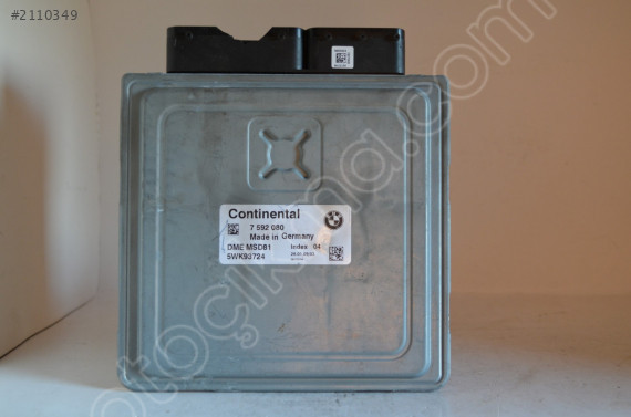 7592080 5WK93724 090170744 MOTOR BEYNİ BMW 3 SERİSİ DME MSD8
