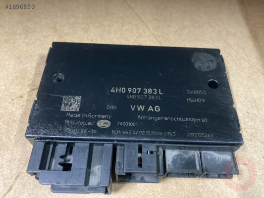 4H0907383N 4H0907383L RÖMORK ALGILAMA KONTROL BEYNİ MODÜLÜ.